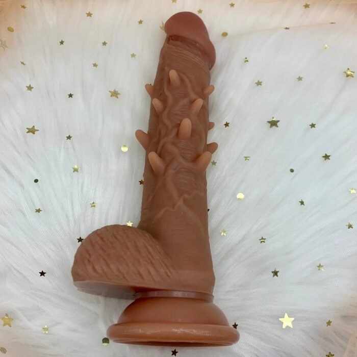 Dildo ตั้งพื้นติดผนัง หนามอ่อน-5 Dildo ตั้งพื้นติดผนัง หนามอ่อน-5