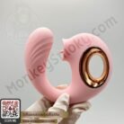 ไข่สั่นแบบสวมพร้อมลิ้นเบิร์น-4